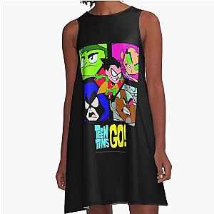 Kids DC Comics Teen Titans A-Line Dress