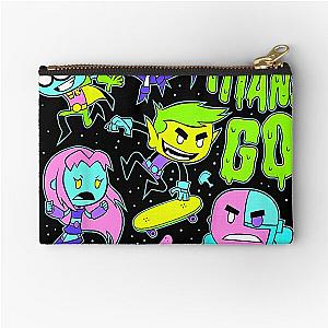 Kids DC Comics Teen Titans Go Group Shot Neon Portrait Pouch