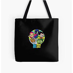 Teen Titans Go! Group All Over Print Tote Bag
