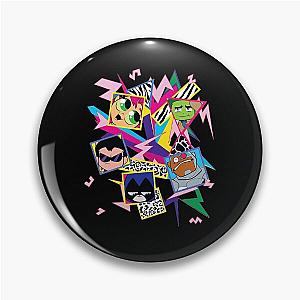 Kids DC Comics Teen Titans Go Funky Portraits Pin