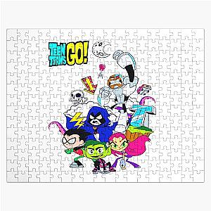 Funny Teen Titans Go gift for kids DC Superhero Girls Jigsaw Puzzle