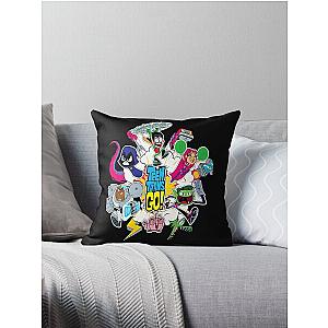 Teen Titans Go! Gift for Fans Teen Titans Go to the Movies Throw Pillow