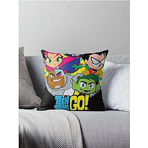 Teen Titans Go Group Throw Pillow