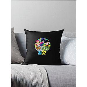 Teen Titans Group Throw Pillow