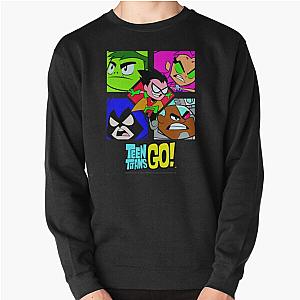 Kids DC Comics Teen Titans Go Group Shot Box Up Pullover Sweatshirt