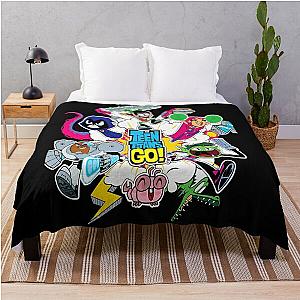 Teen Titans Go to the Movies Throw Blanket