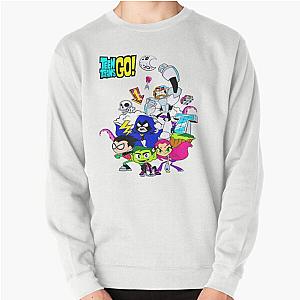 Funny Teen Titans Go gift for kids and dc superhero girls Pullover Sweatshirt