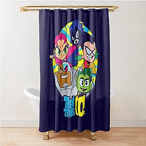 Teen Titans Go Group Shower Curtain