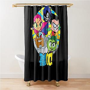 Teen Titans Go Group Shower Curtain