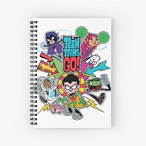 teen titans go Spiral Notebook