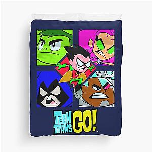 Kids DC Comics Teen Titans Go Group Shot Box Up Premium  Duvet Cover