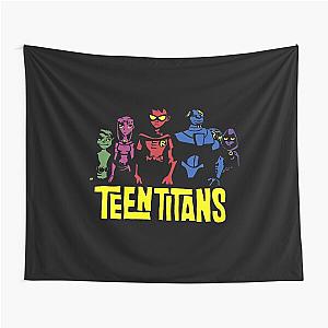 Teen Titans Silhouette  Tapestry