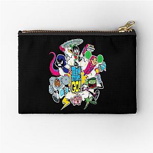 Teen Titans Go! Funny Gift For Fans teen titans go to the movies teen titans go waffles Zipper Pouch