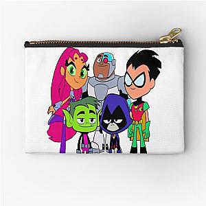 teen titans go characters Birthday Family Shirts, teen titans go games Birthday Family Shirt, Birthday Kids Zipper Pouch