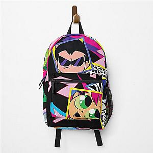 Kids DC Comics Teen Titans Go! Group Shot Funky Portraits Premium Backpack