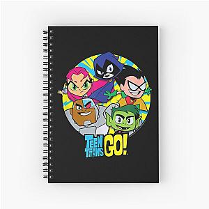 Teen Titans Go Go Go Group Spiral Notebook