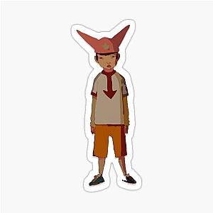 Tekkonkinkreet Shiro Bunny Spiky hat anime manga Sticker