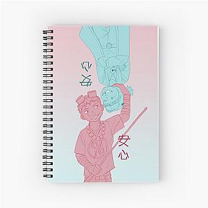 安心 - Shiro and Kuro Spiral Notebook