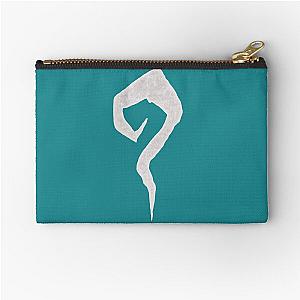 Minotaur White Logo Zipper Pouch