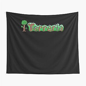 Essential Terraria Game Logo Christmas Tapestry