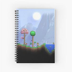 Terraria Forest Scenery Spiral Notebook