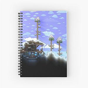 Terraria Snow Biome Scenery Spiral Notebook