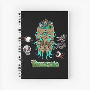 Vintage Terraria Indie Game Design Spiral Notebook