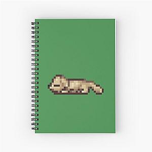 Sleepy Terraria Puppy Spiral Notebook