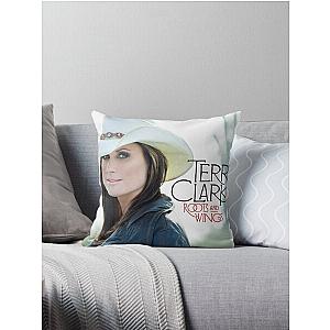 Terri Clark roots and wings Throw Pillow