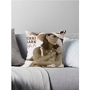 Terri Clark life goes on Throw Pillow