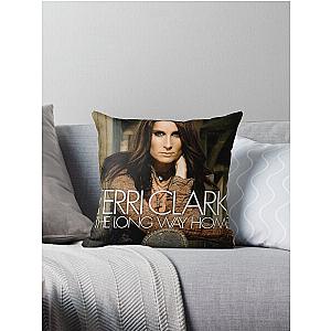 Terri Clark the long way home Throw Pillow