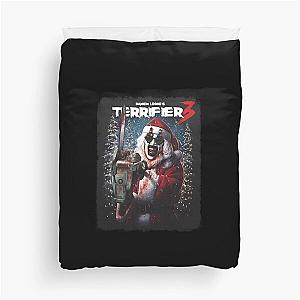 Terrifier 3 Clown Santa Duvet Cover