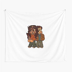 SHAW SIBLINGS CHIBIS - TERRIFIER 3 Tapestry