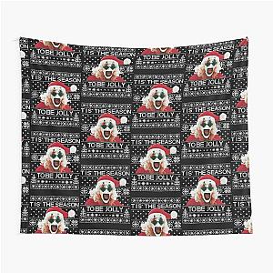 Terrifier 3 Santa Christmas Tapestry