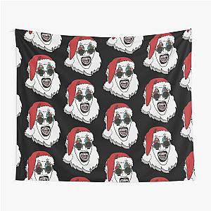 Art The Clown Terrifier 3 Santa Tapestry