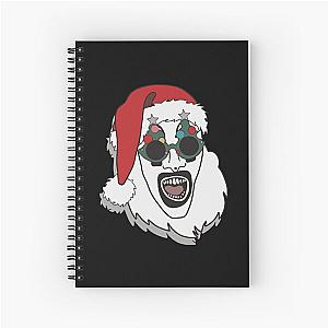 Art The Clown Terrifier 3 Santa Spiral Notebook