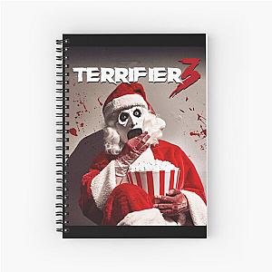 Terrifier Christmas Santa Terrifier 3 Spiral Notebook