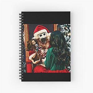 Terrifier christmas  Terrifier 3 Art the clown Spiral Notebook