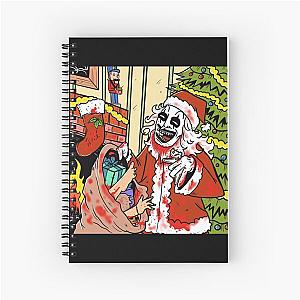 Terrifier 3 Christmas Fan Art Spiral Notebook