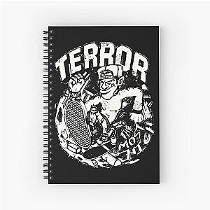 Vintage Terror band Poster Spiral Notebook