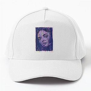 Tessa Thompson Hand Drawn Oil Ink Portrait Baseball Cap