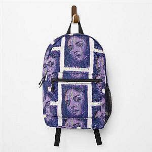 Tessa Thompson Hand Drawn Oil and Ink Portrait Backpack