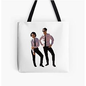 MIB Tessa Thompson & Chris Hemsworth All Over Print Tote Bag