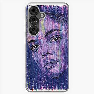 Tessa Thompson Hand Drawn Oil and Ink Portrait Samsung Galaxy Soft Case