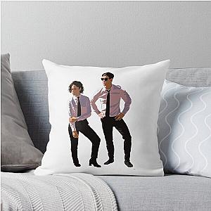 Men in Black: Tessa Thompson and Chris Hemsworth Throw Pillow