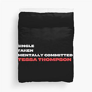 Mentally Committed to Tessa Thompson Duvet Cover