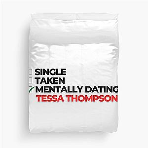 Mentally Dating Tessa Thompson Duvet Cover
