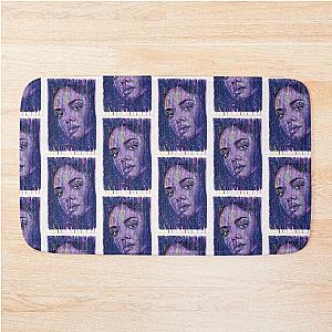 Tessa Thompson - Hand Drawn Oil Ink Portrait Bath Mat