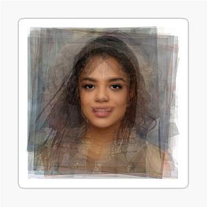 Tessa Thompson Portrait Art Sticker