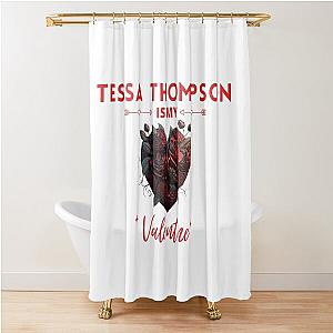 Tessa Thompson My Valentine Shower Curtain